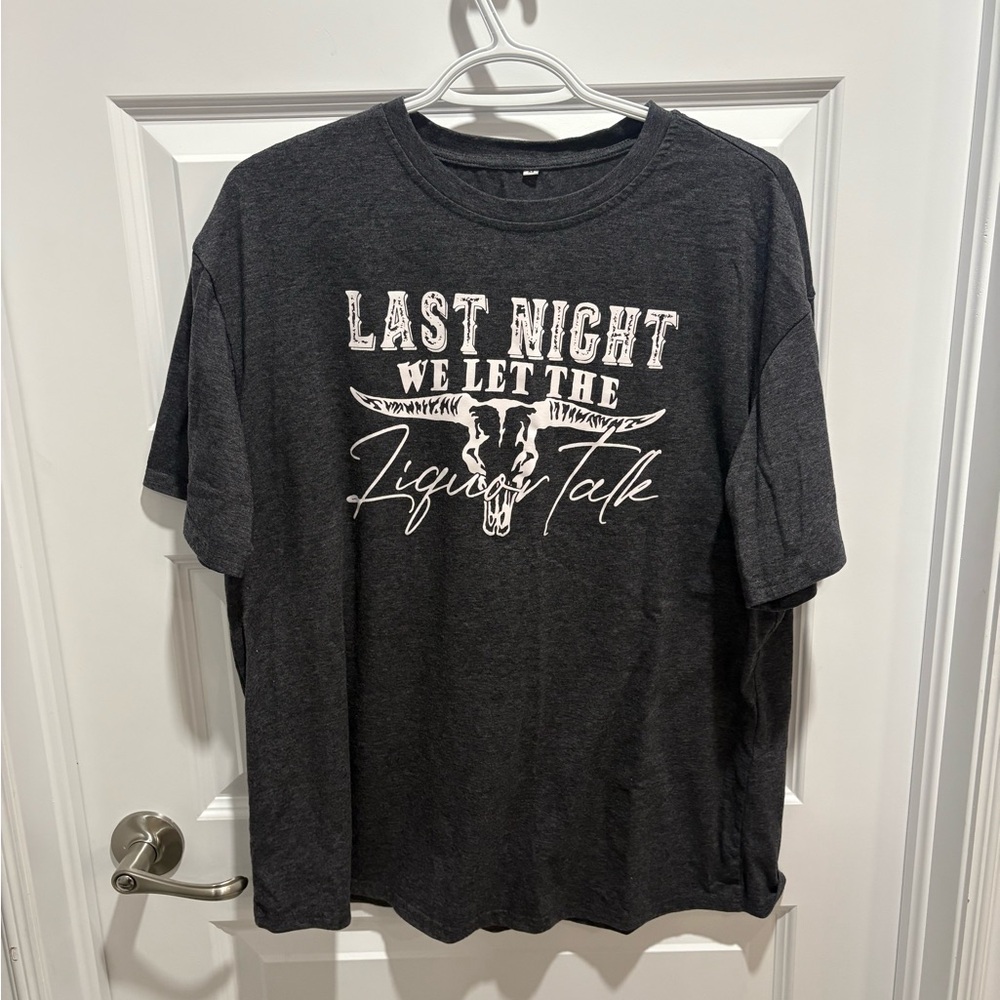 Gray Graphic T-Shirt